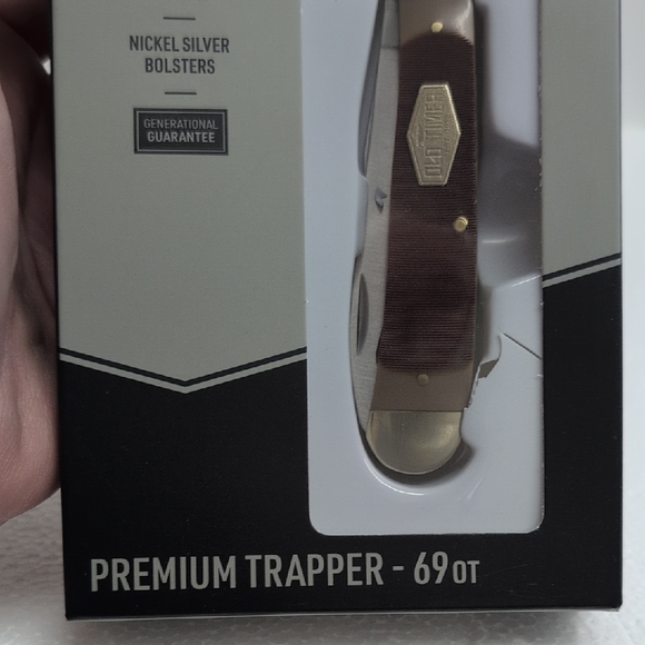 Old Timer Premium Trapper Three Blade Pocket Knife (New In Case) - Picture 5 of 6